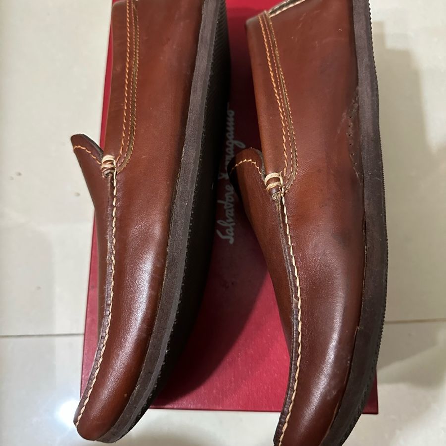 Salvatore Ferragamo Pacifico shoes 8EEE男鞋3300降至2800-3