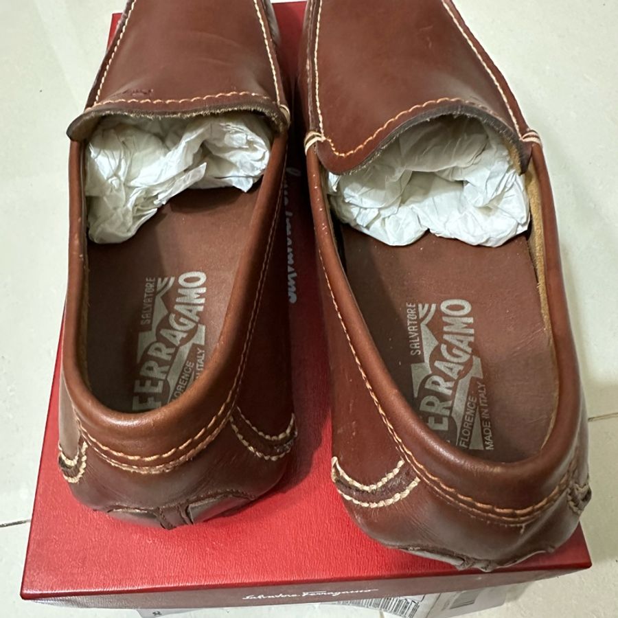 Salvatore Ferragamo Pacifico shoes 8EEE男鞋3300降至2800-8