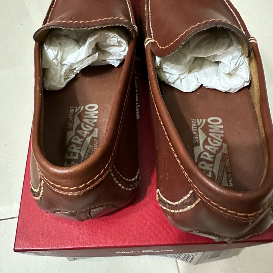 Salvatore Ferragamo Pacifico shoes 8EEE男鞋3300降至2800-10