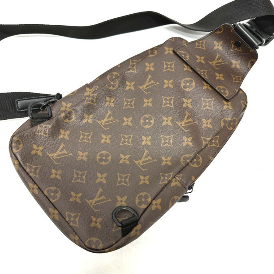 路易威登 M45897 MonogramMacassar 斜背包 斜背包 棕色-1