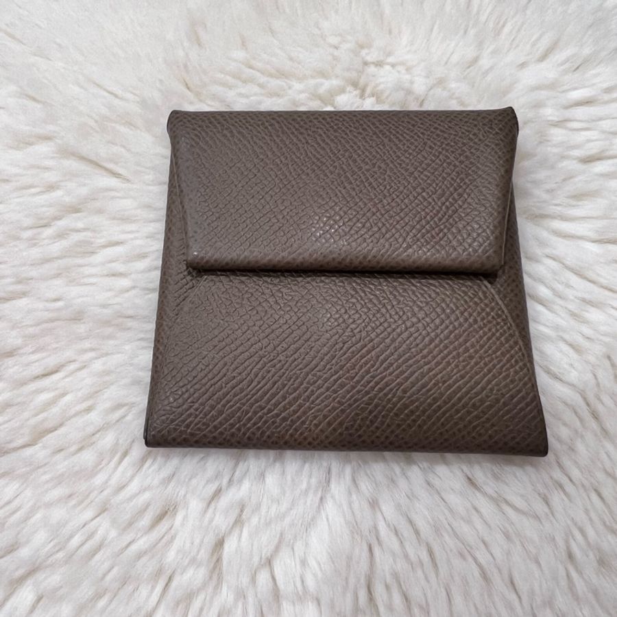 愛馬仕Hermes Bastia大象灰零錢包-2