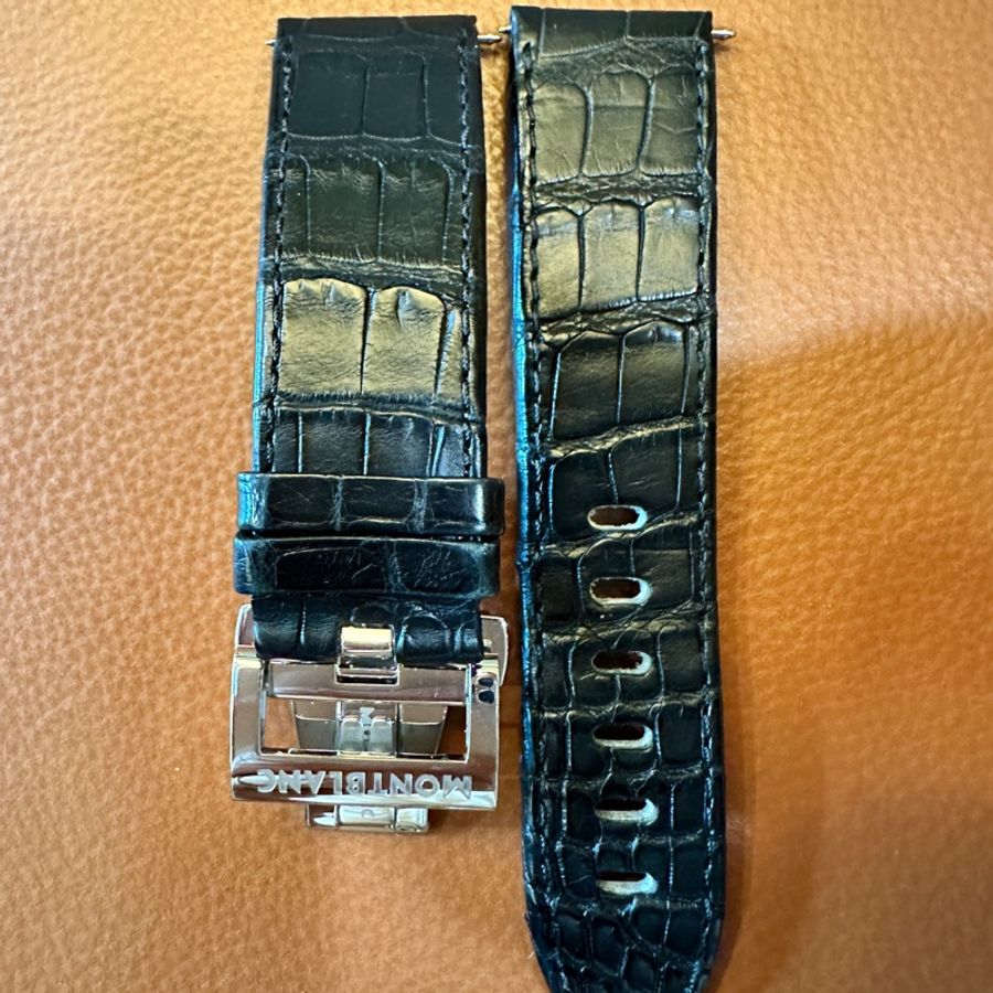 出價就賣｜真品 Montblanc萬寶龍TwinFly + GMT MB LL100自製機械機芯複雜功能腕錶-3