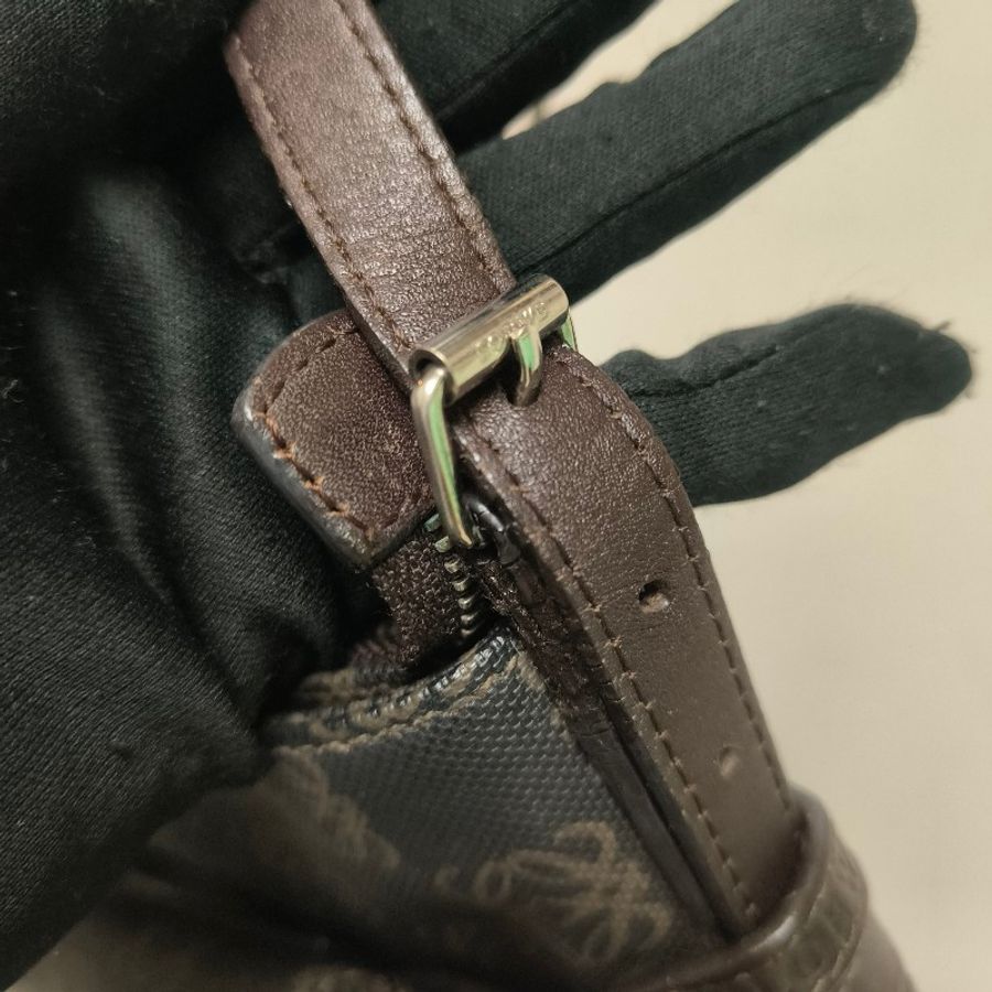 【8成新】㊣✨ LOEWE ✨羅威 老花 皮革 帆布 側背包 斜背包 子母包/男女可用/二手包/保證正品🌳二手樹屋🌳-14