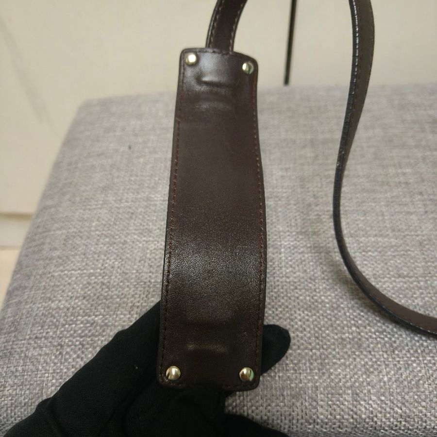 【8成新】㊣✨ LOEWE ✨羅威 老花 皮革 帆布 側背包 斜背包 子母包/男女可用/二手包/保證正品🌳二手樹屋🌳-20