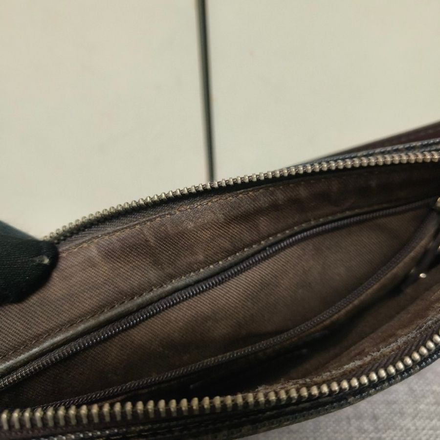 【8成新】㊣✨ LOEWE ✨羅威 老花 皮革 帆布 側背包 斜背包 子母包/男女可用/二手包/保證正品🌳二手樹屋🌳-31