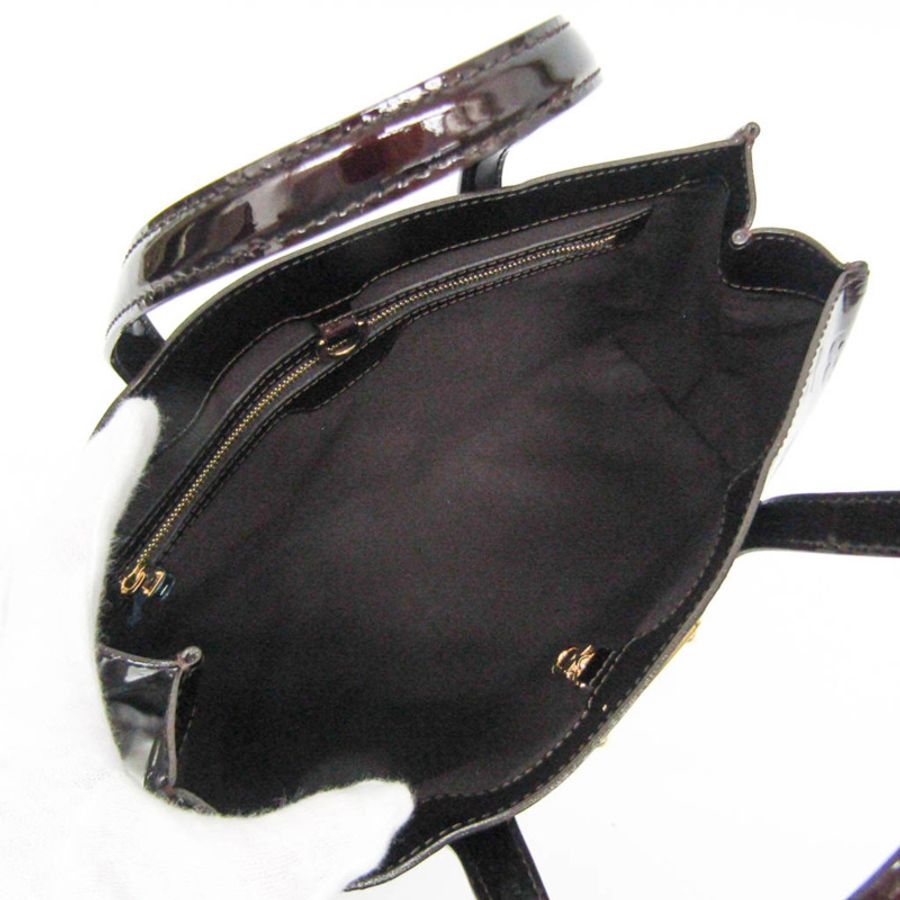 路易威登 Monogram Vernis Wilshire PM M93641 女士手提包 Amarante-2