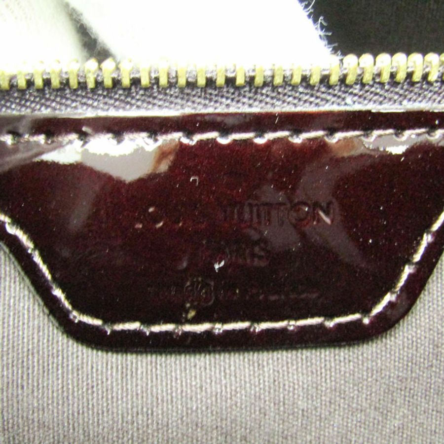 路易威登 Monogram Vernis Wilshire PM M93641 女士手提包 Amarante-7