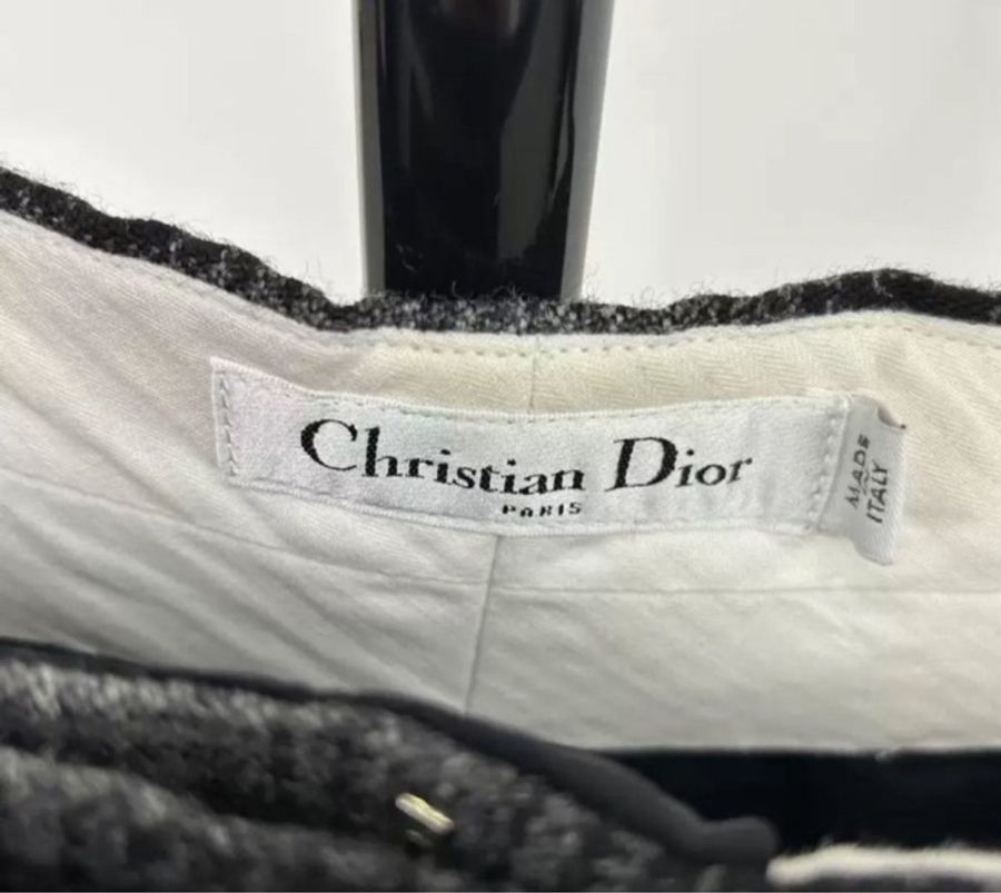 Dior 漸變色羊毛桑蠶絲 短裙褲裙 42號,腰圍79,裙長40 穿兩次閒置 原價六萬多-4