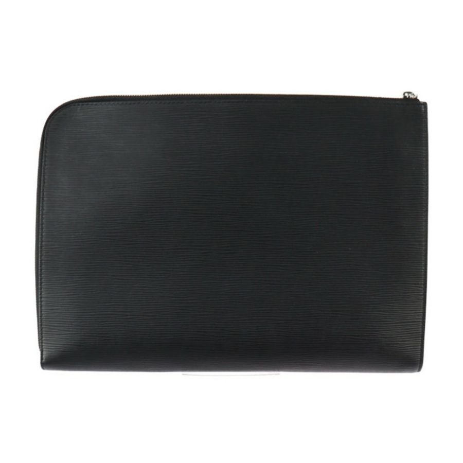 LOUIS VUITTON路易威登 Pochette Jules GM 手拿包 M68198 Epi 皮革 黑色 黃色 銀色五金 LV 圓形 L 形拉鍊-2