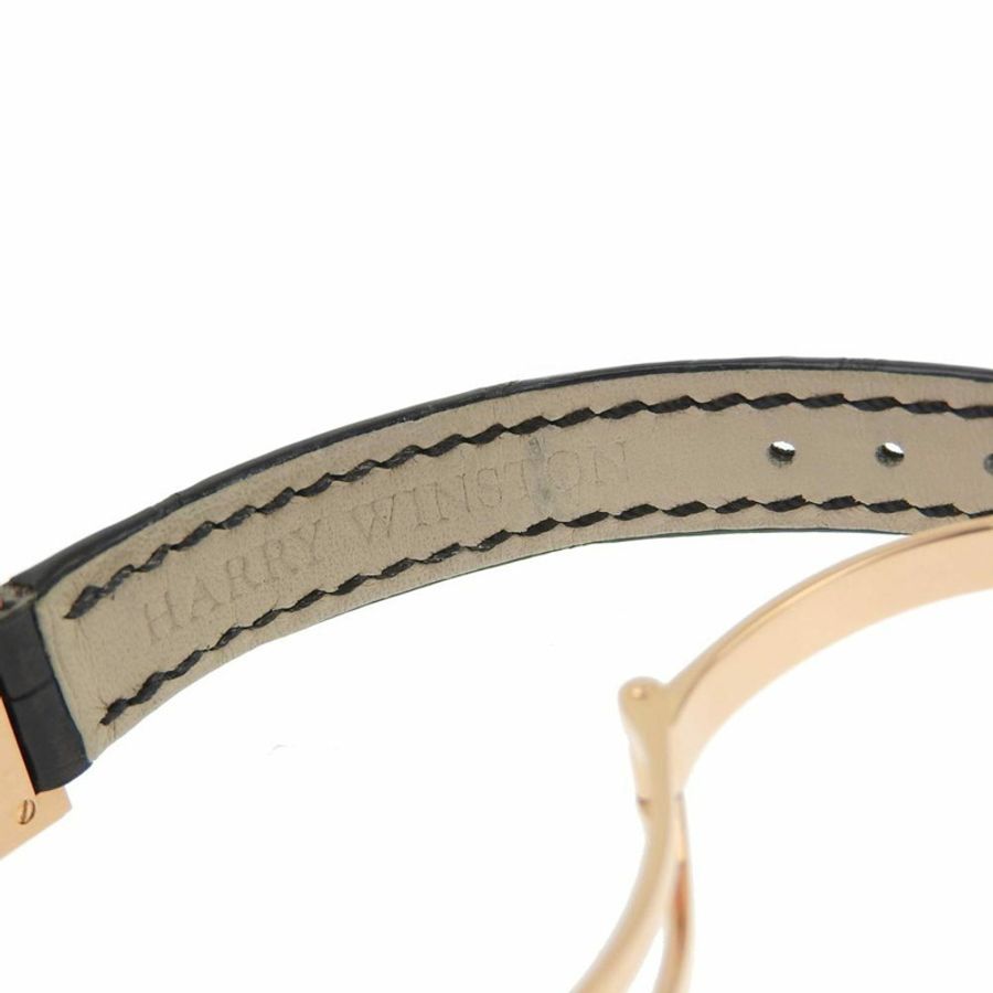 海瑞溫斯頓 HARRY WINSTON Avenue C AVCQHM16 銀色錶盤 錶盤/錶圈 鑽石 石英-5
