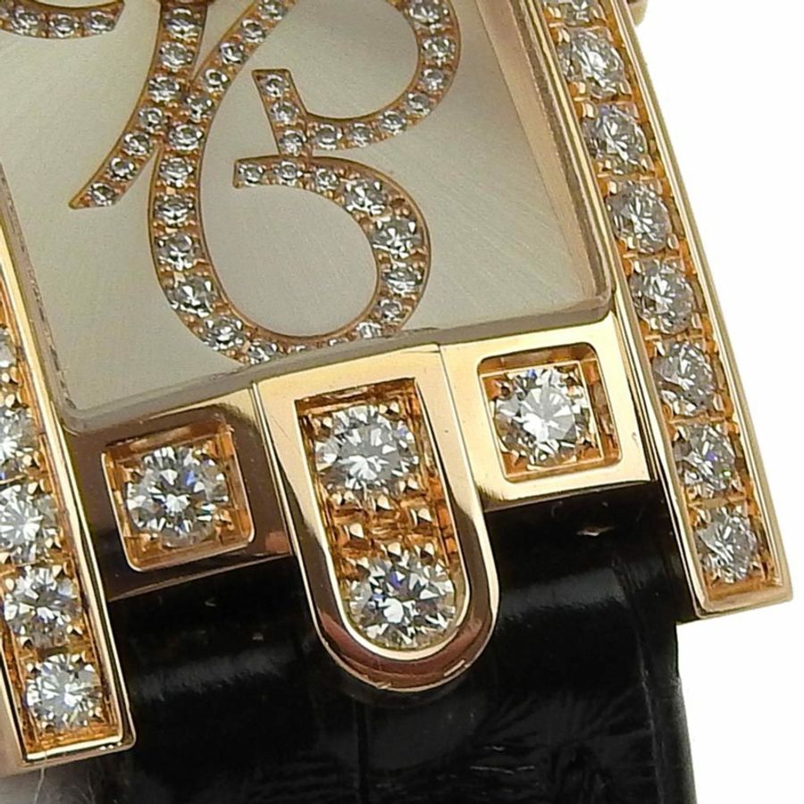 海瑞溫斯頓 HARRY WINSTON Avenue C AVCQHM16 銀色錶盤 錶盤/錶圈 鑽石 石英-6