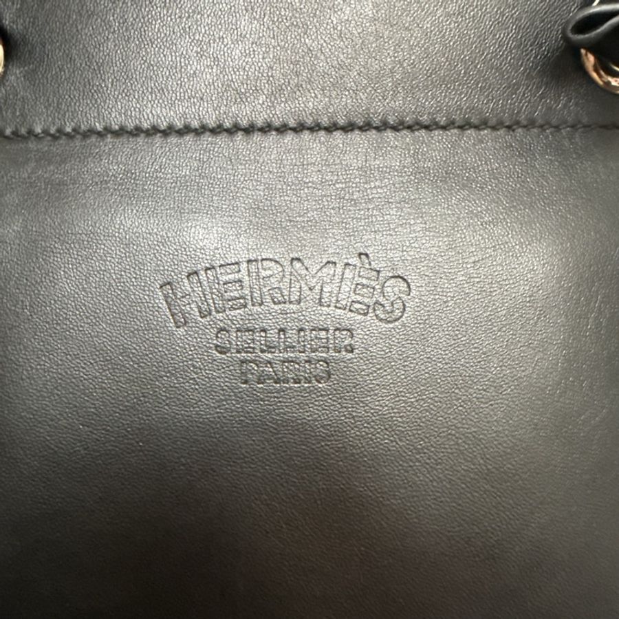 Hermes Aline 黑色斜挎包-6