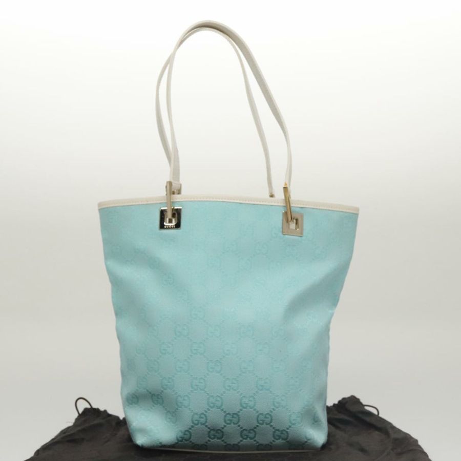 【日本直送】GUCCI GG帆布手提包 淺藍色 正品 mr865-11