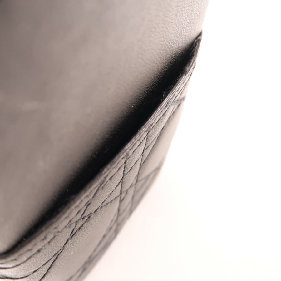 Dior 【激減優惠】羊皮皮革iphone 10 Case金扣手機袋黑色-5