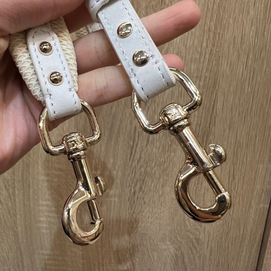 Dior Vibe系列深藍牛皮金釦一字拉斜背長型扁型包-9
