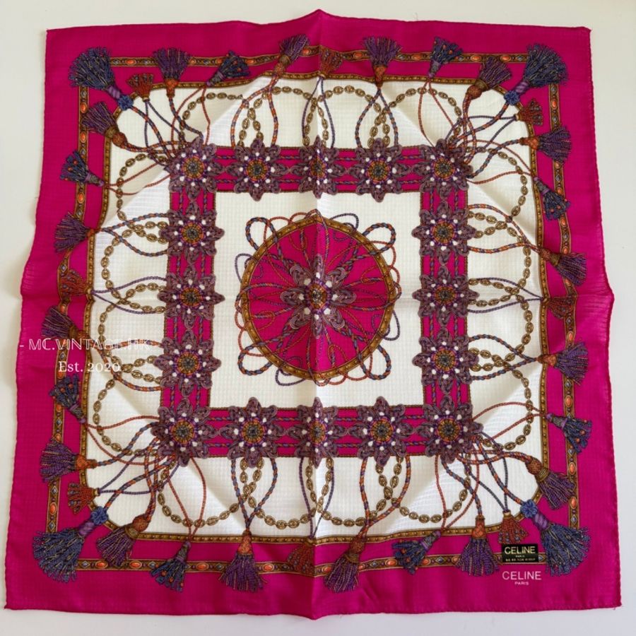 CELINE Scarf 全新 未使用 絲巾 手帕-1