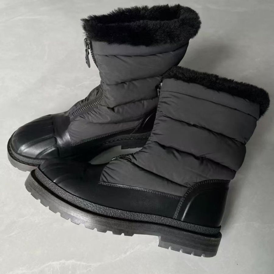 Chanel 黑色棉短靴37號 內裡是真皮毛 36-36.5號也可以穿 很新-1