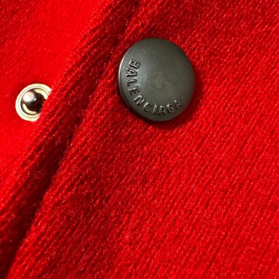 [自售][附收據]Balenciaga 棒球外套 羊毛 真皮 bomber 刺繡-10