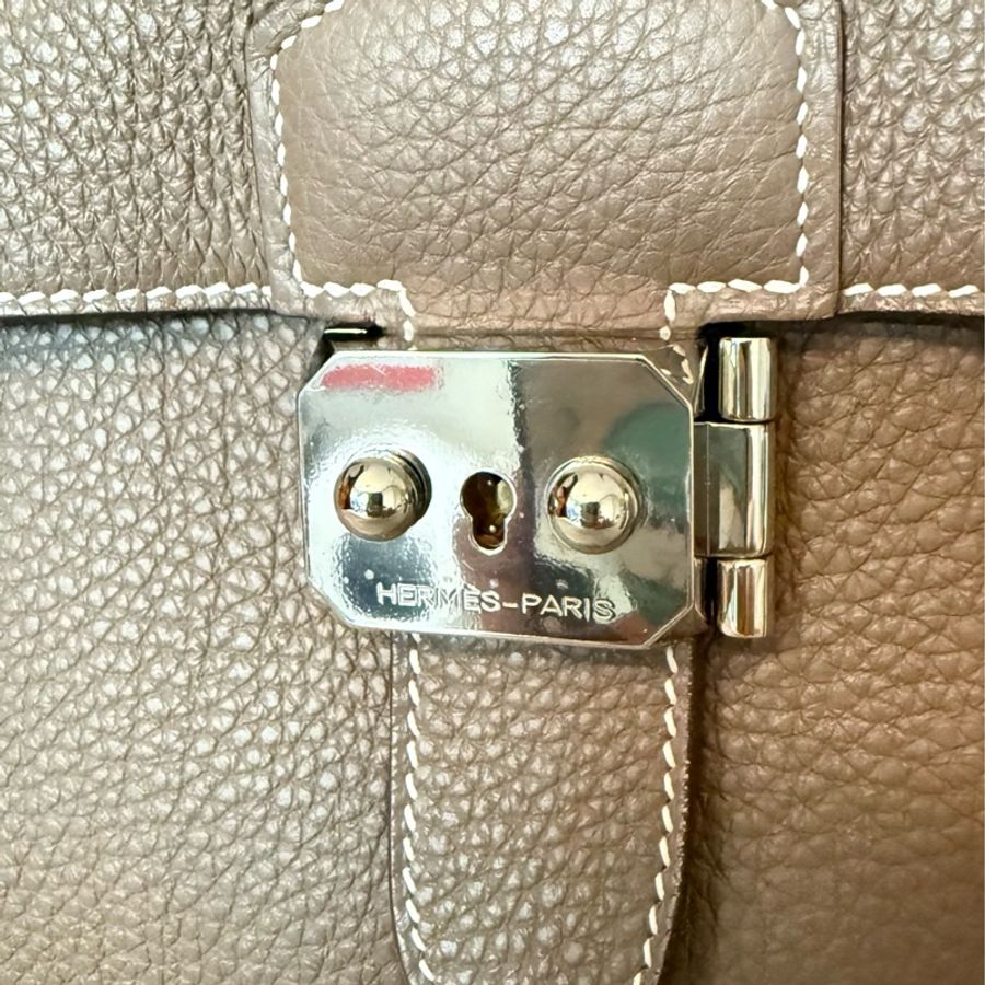 Hermes 大象灰TC皮 Sac a Depeches 27-10
