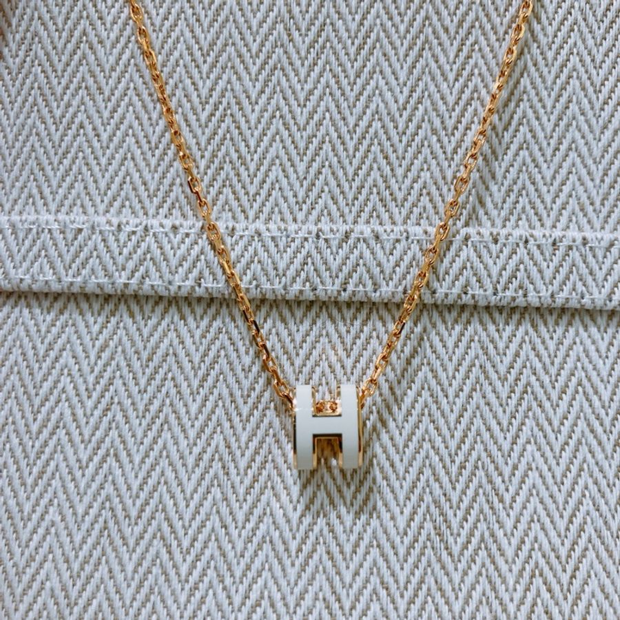 TK1498 HERMES 愛馬仕迷你H字項鏈MINI POP H NECKLACE-4