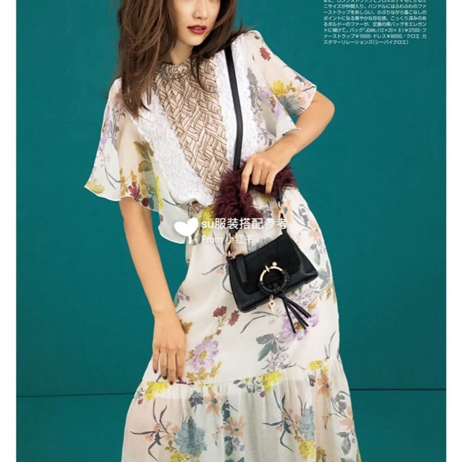 See by Chloe Joan mini bag 黑色 麂皮 斜背包 肩背包 手提包 側背包 小廢包-7