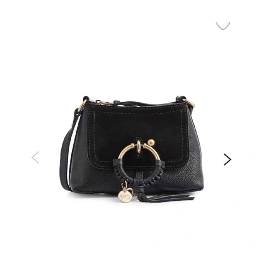 See by Chloe Joan mini bag 黑色 麂皮 斜背包 肩背包 手提包 側背包 小廢包-19
