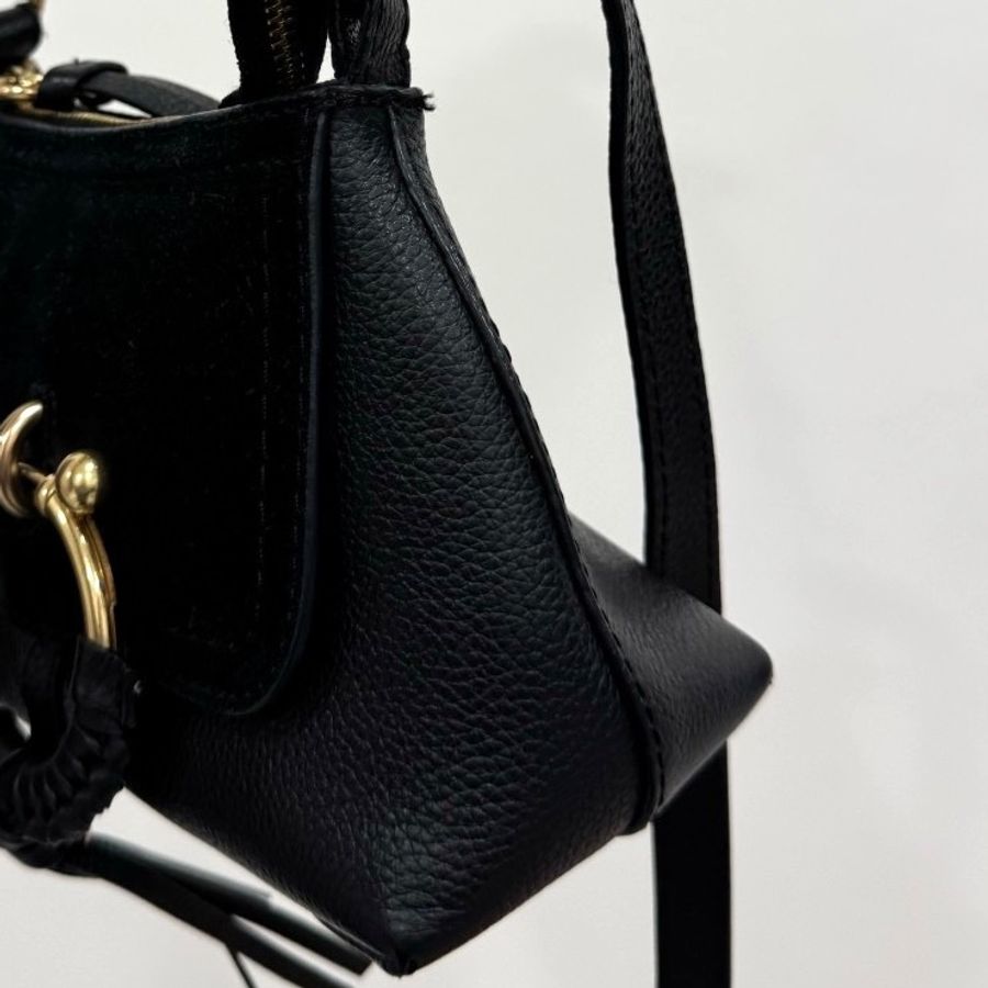 See by Chloe Joan mini bag 黑色 麂皮 斜背包 肩背包 手提包 側背包 小廢包-37