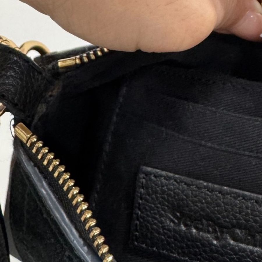 See by Chloe Joan mini bag 黑色 麂皮 斜背包 肩背包 手提包 側背包 小廢包-47