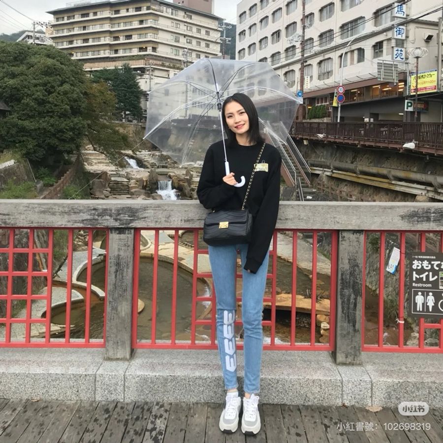 Chanel 香奈兒 黑金 金釦 魚鱗紋 波浪紋 CF 鏈條包 斜背包 肩背包 側背包 手提包-3