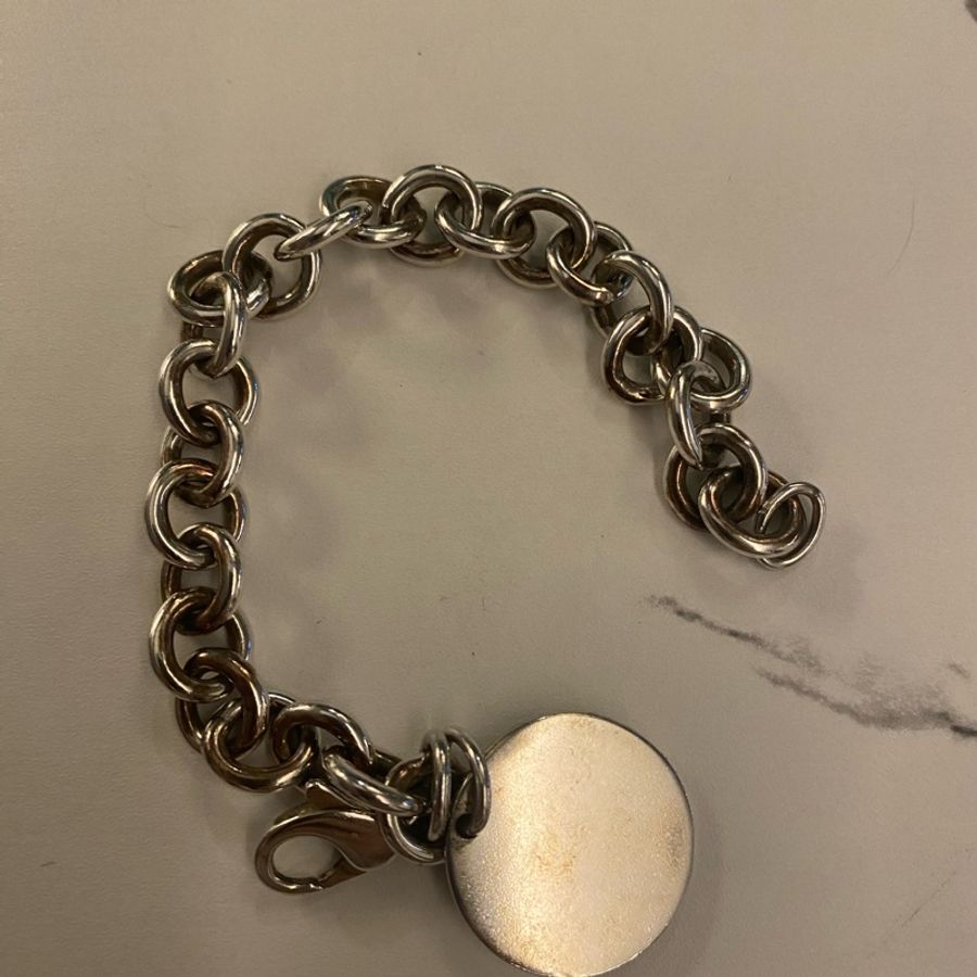 Tiffany & Co. 圓形吊飾Return to Tiffany 係列純銀手鏈-8
