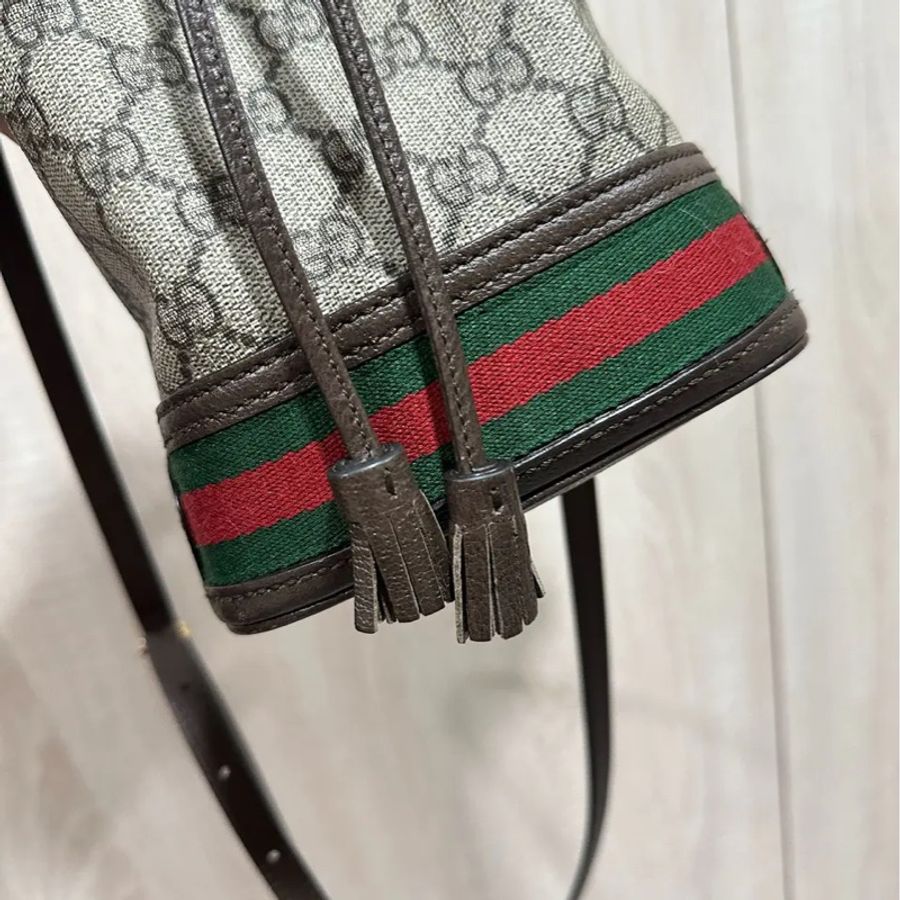 Gucci 老花水桶包 mini-14