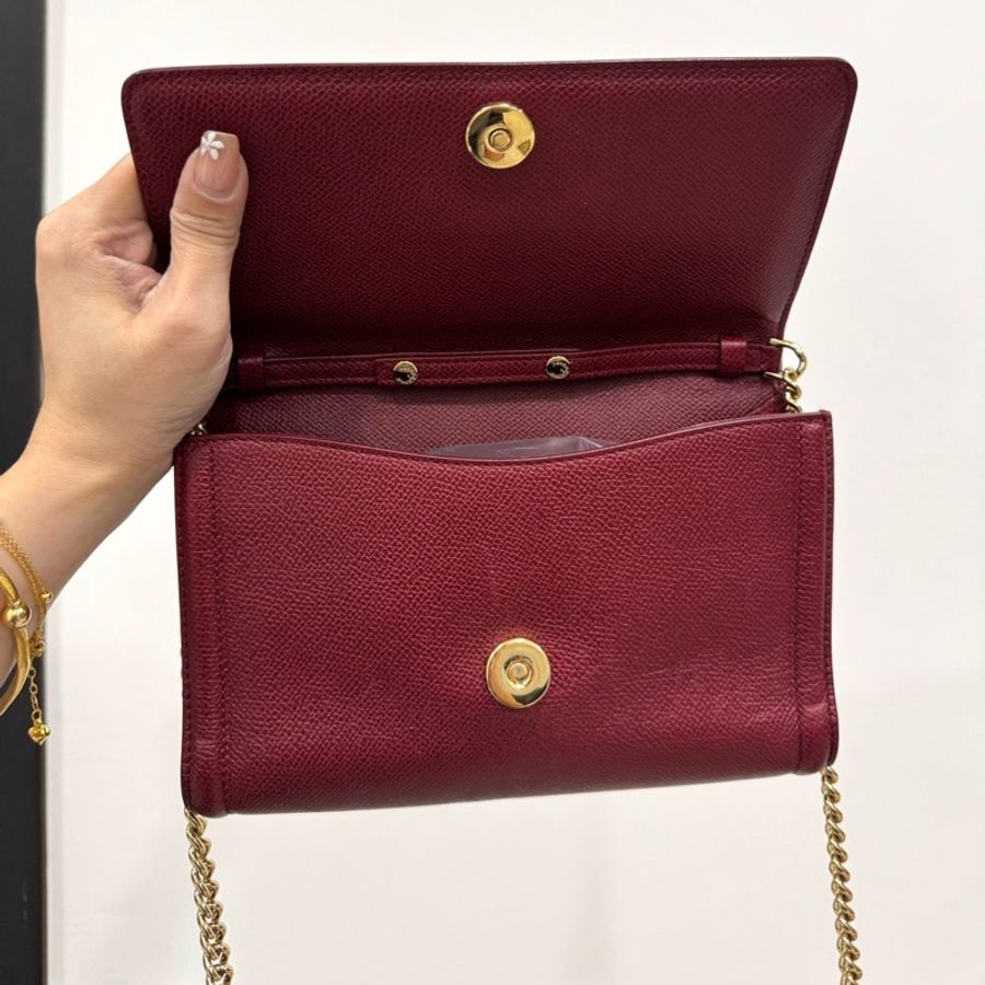 Salvatore Ferragamo 菲拉格慕 Vara Bow WOC 蝴蝶結 紅色 側背包 斜背包 肩背包 鏈條包-14