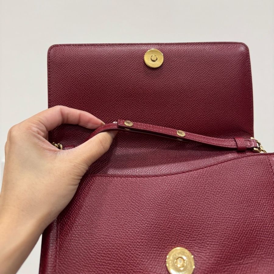 Salvatore Ferragamo 菲拉格慕 Vara Bow WOC 蝴蝶結 紅色 側背包 斜背包 肩背包 鏈條包-16