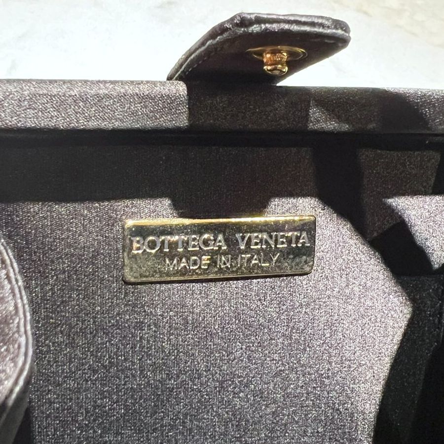 BV罕有絕版菱格流蘇手提包 附原裝鏡子 日本中古二手vintage-2