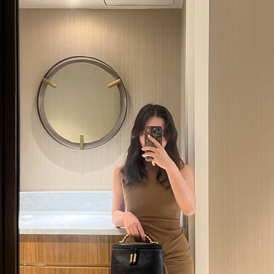 Loewe黑色橢圓蛇骨手提袋肩背包 送肩帶 日本二手Vintage-1
