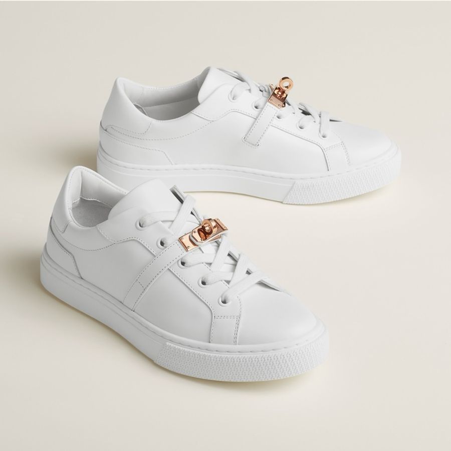 全新 現貨🔥Hermes Kelly Day Sneaker 女裝 小白鞋 👞 白色 38-5