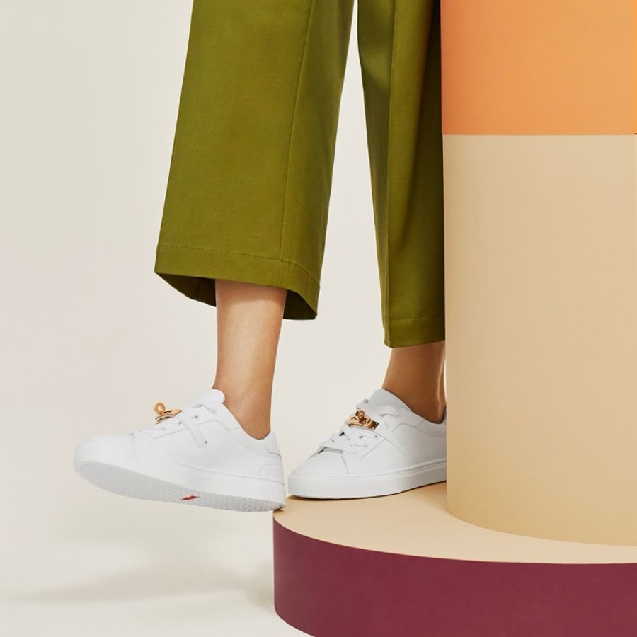 全新 現貨🔥Hermes Kelly Day Sneaker 女裝 小白鞋 👞 白色 38-1