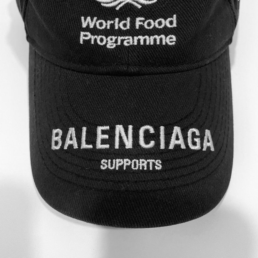 NOW BAGS|【二手現貨】BALENCIAGA WORLD FOOD PROGRAMME鴨舌帽-4