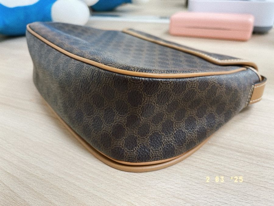 Celine 經典老花馬鞍包 斜背包肩背包-7