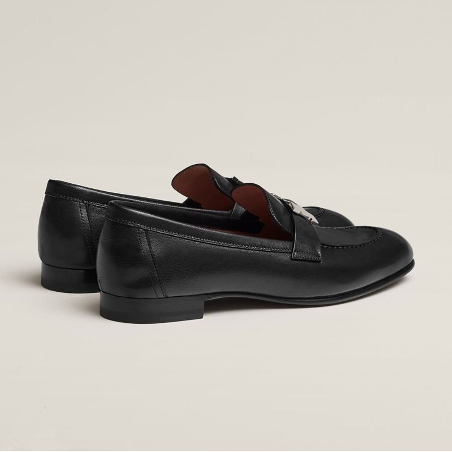 全新 現貨🔥Hermes Royal Paris Loafer Constance H 皮鞋 樂福鞋 👞 黑色 37.5-6