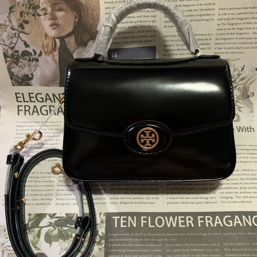 全新Tory Burch Robinson 提把豆腐包-5