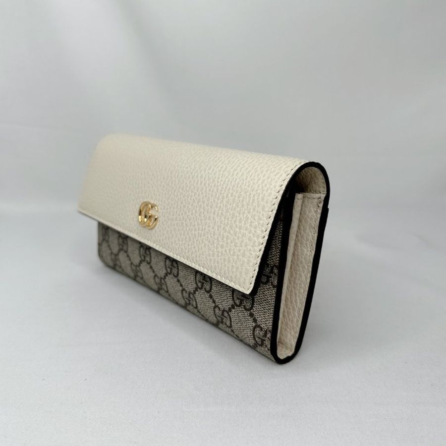 GUCCI 全新GG Marmont雙色長夾-2