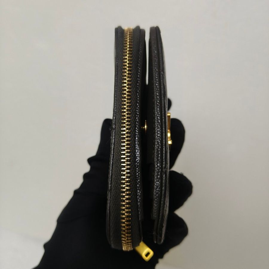 ✨YSL✨SAINT LAURENT 聖羅蘭 褐綠色 魚子醬 對折 短夾 皮夾 錢包/二手精品/二手皮夾/保證正品🌳二手樹屋🌳-4
