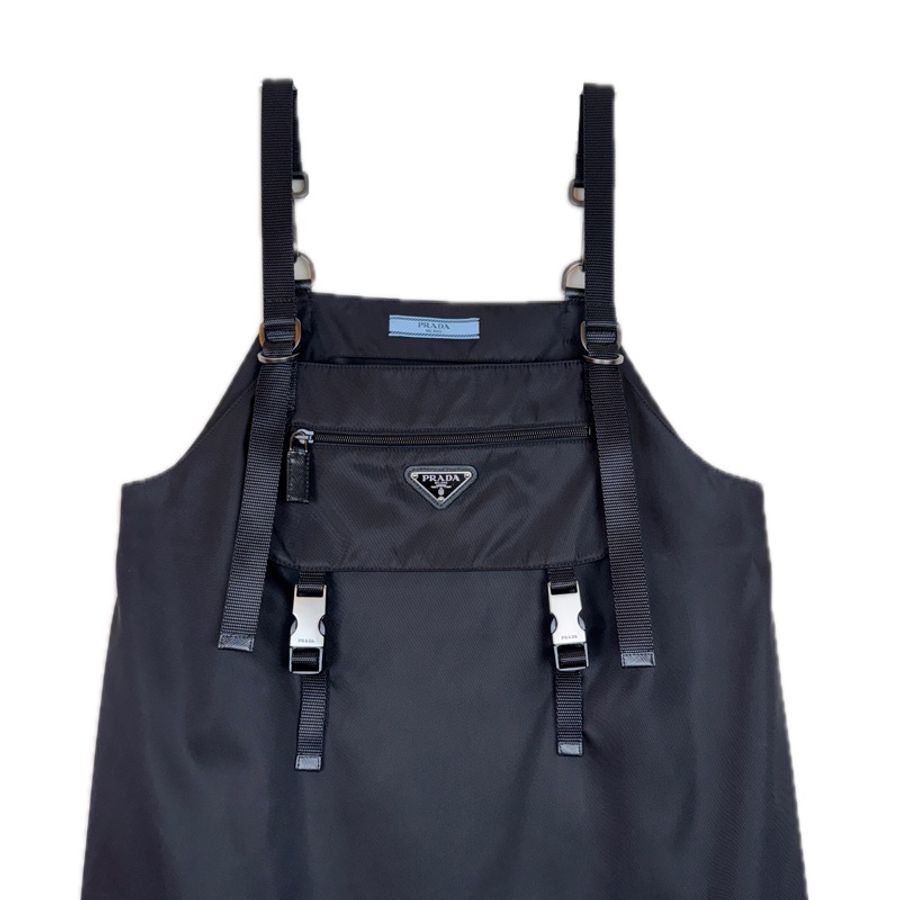 Prada Re-Nylon 口袋洋裝 吊帶裙-3