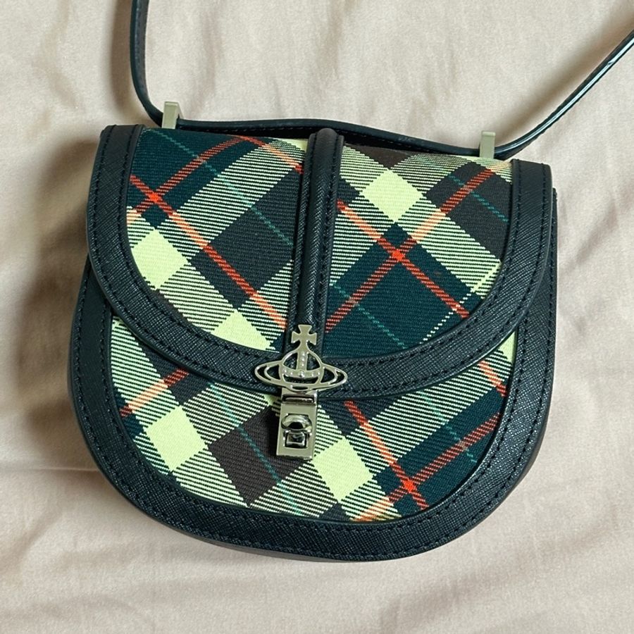 Vivienne Westwood 格紋 肩背包 / 斜背包-6
