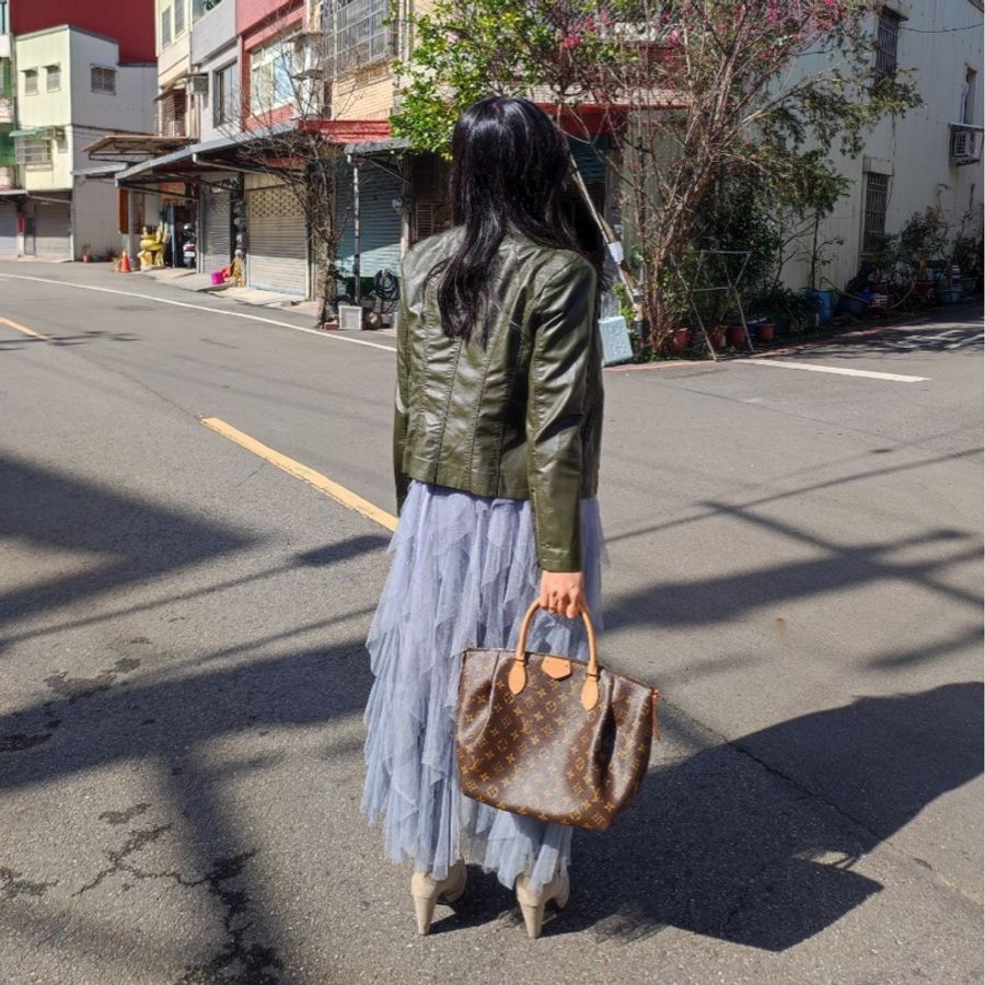 LV 萬年不敗經典老花肩背手提兩用包-7