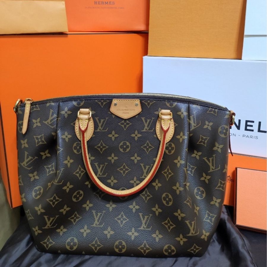 LV 萬年不敗經典老花肩背手提兩用包-11