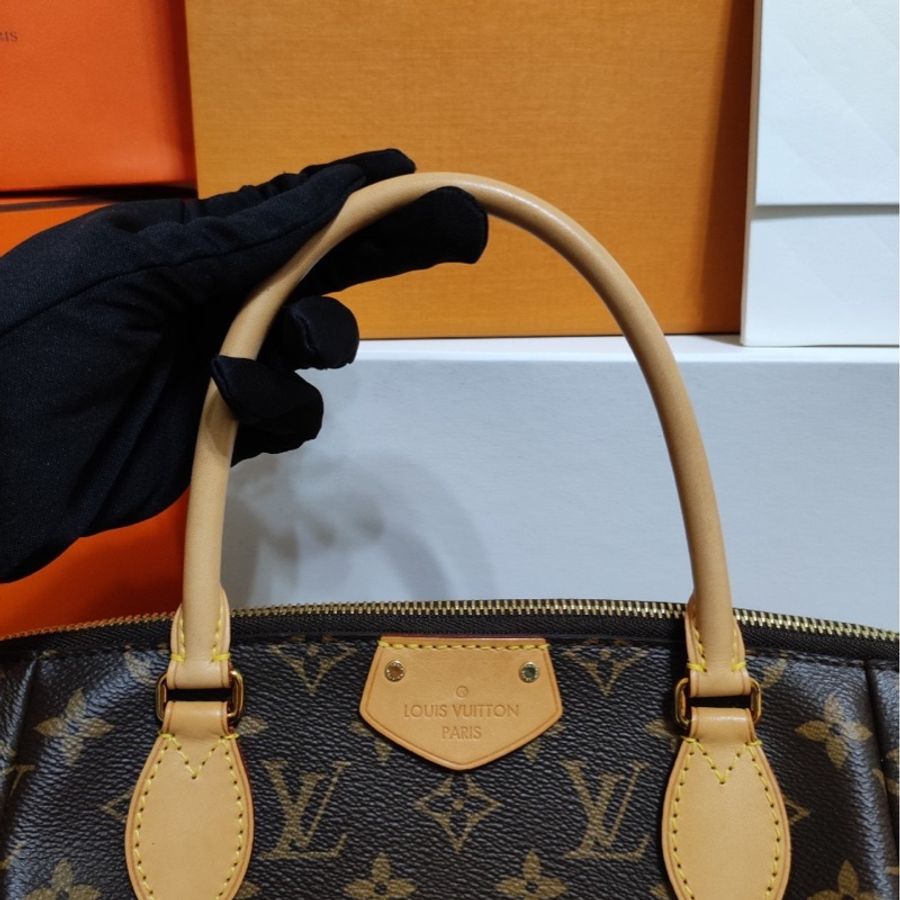 LV 萬年不敗經典老花肩背手提兩用包-20