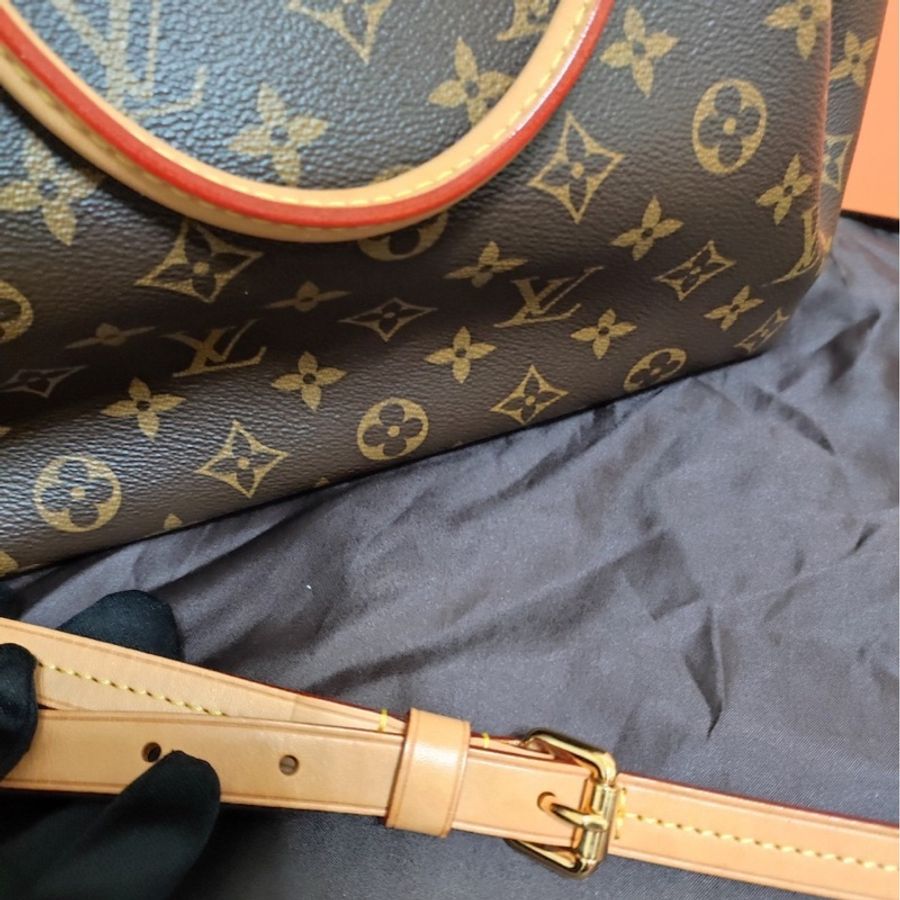 LV 萬年不敗經典老花肩背手提兩用包-24