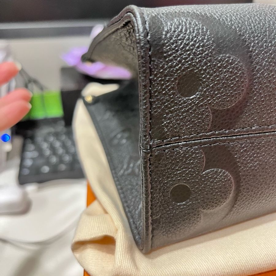 Louis Vuitton 全新路易威登拖特包 OnTheGo PM  M45653 黑色老花包-8